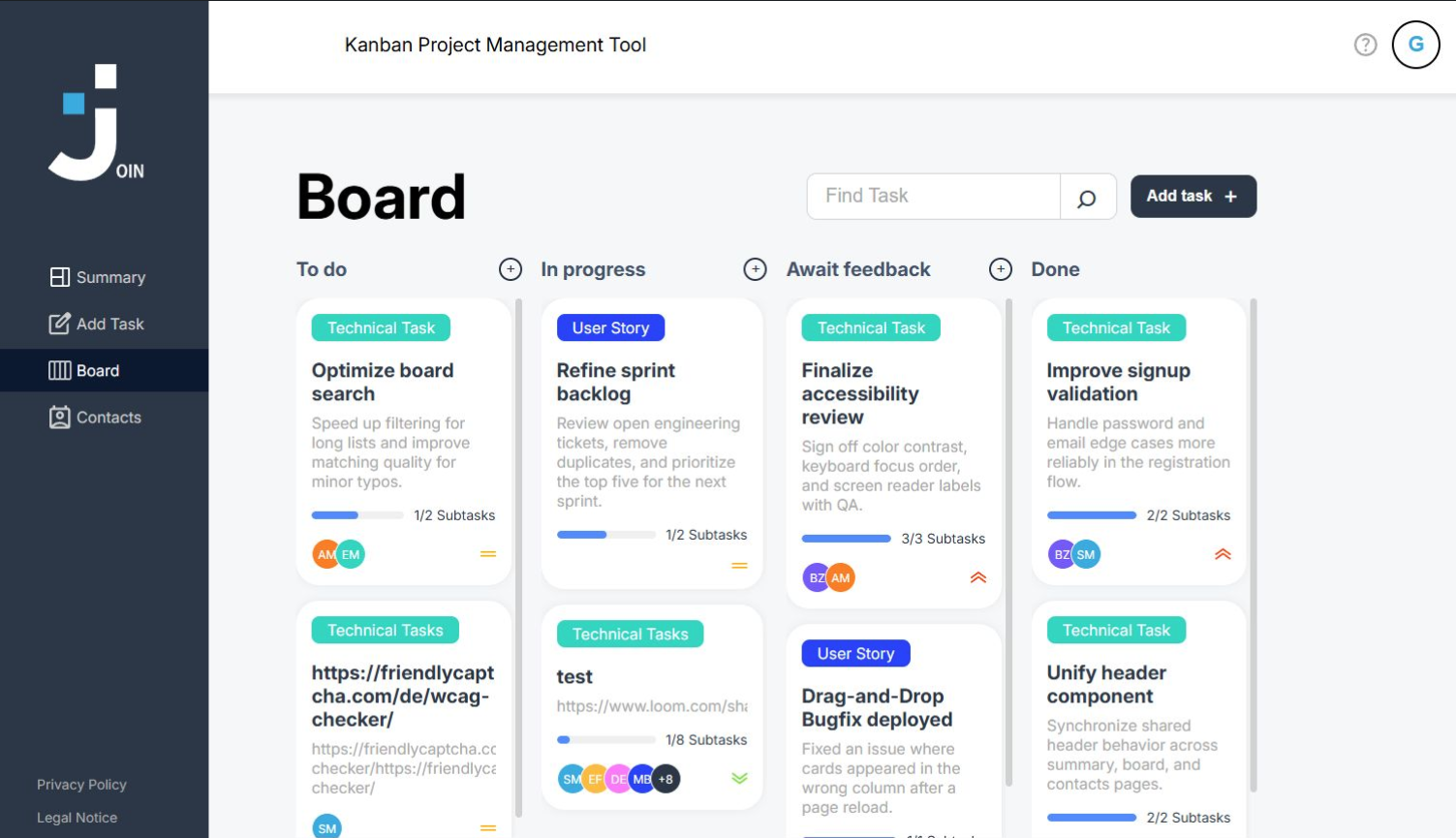 Join project preview